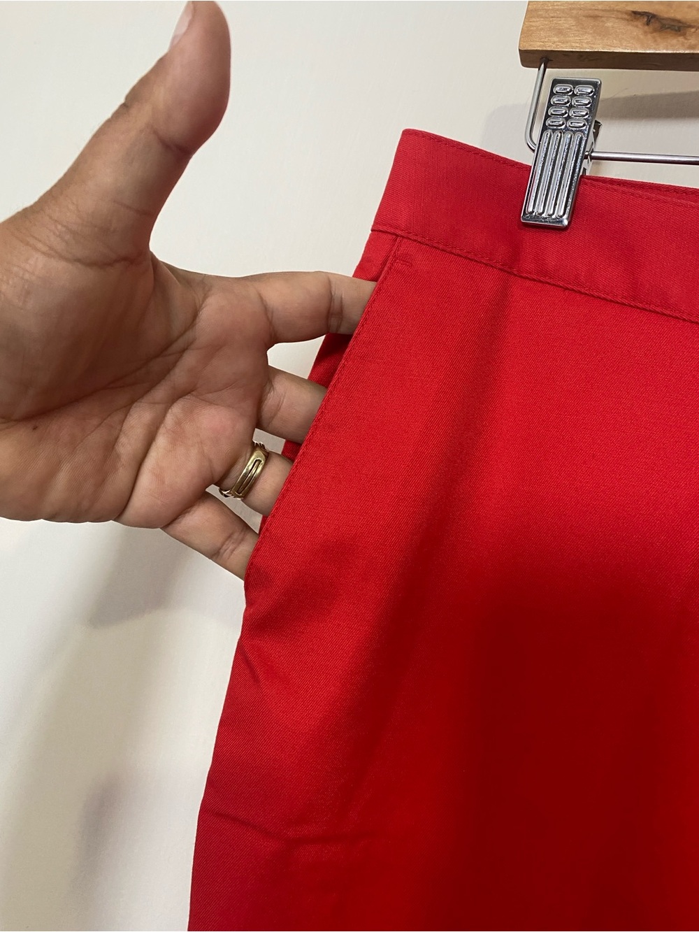 Brooks Brothers Stretch Cotton Advantage Chino Pants Size 10 Red Flattering Fit - Picture 4 of 11